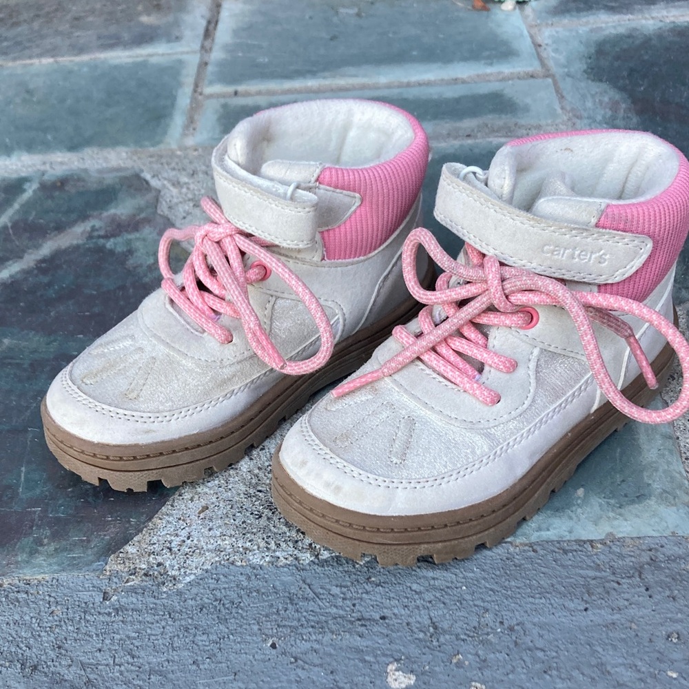 Carter's Kids Boots - Pink and Cream